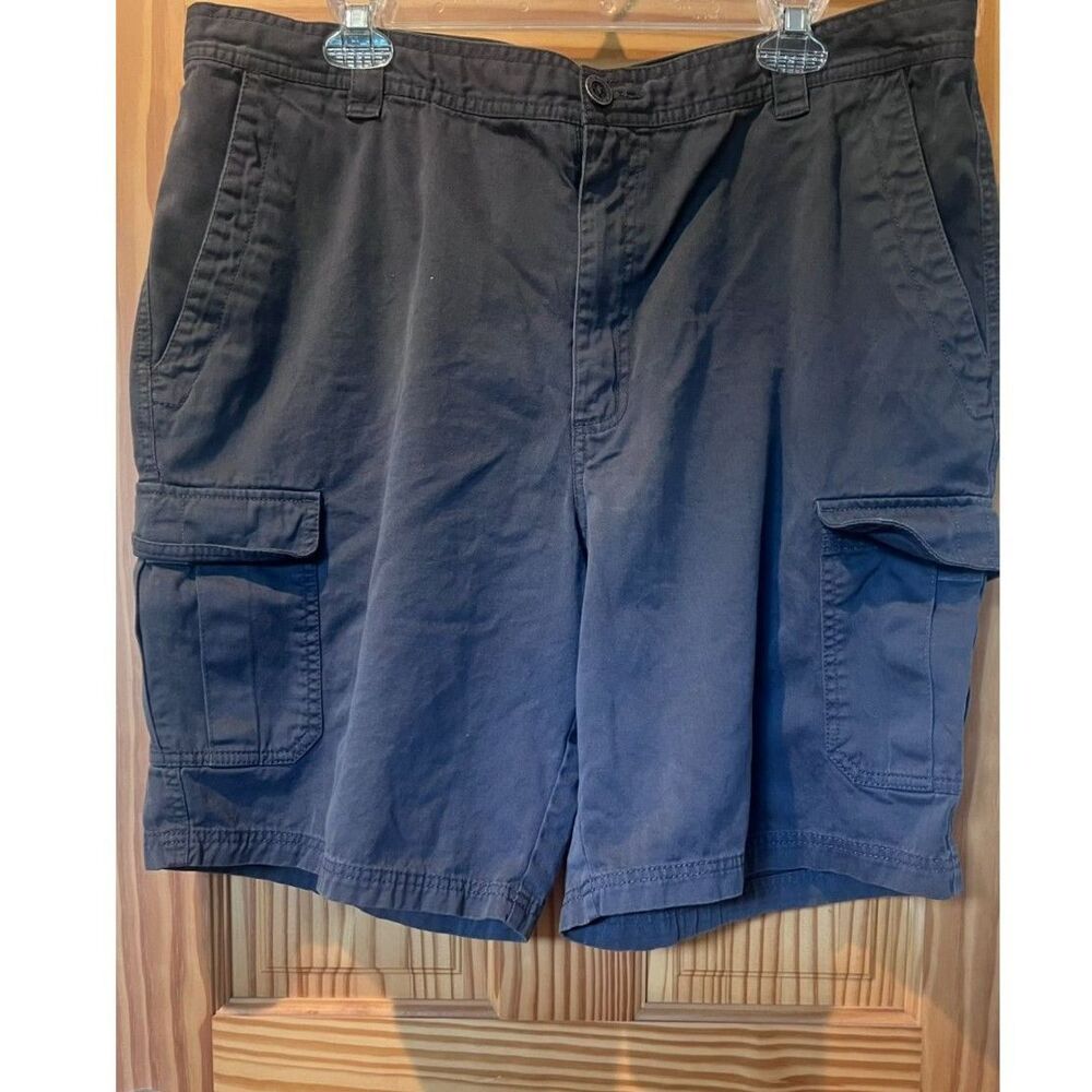 Columbia Sportswear Men's Cotton Cargo Shorts - Charcoal Grey - Size 40W